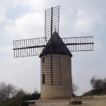Windmill, rebuilt in the hills above the Cote de Beaune
